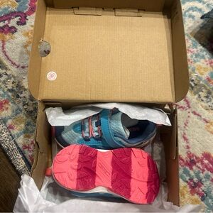 Merrell Kids Teal and Pink Sneakers